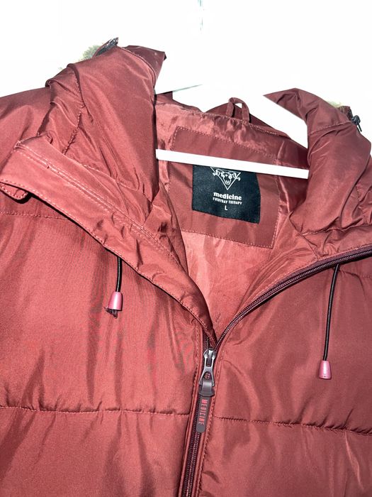 Geaca de iarna de barbati burgundy