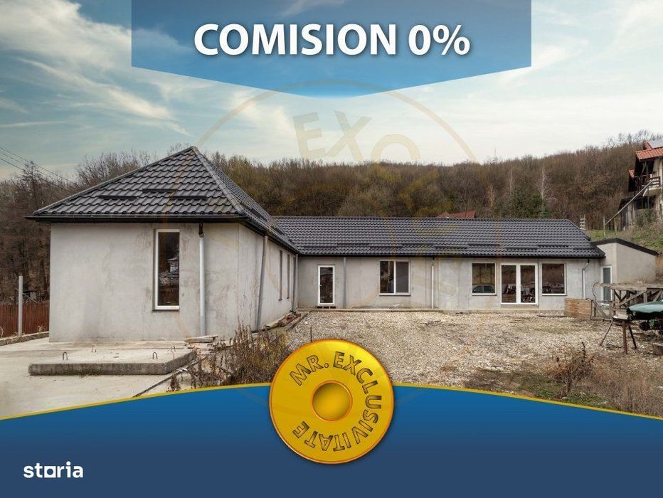 Casa moderna cu 5 camere intr-o zona linistita de deal