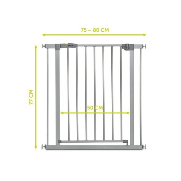 Преграда Hauck Stop N Safe2 white с удължител OpenStopWhite 21 см