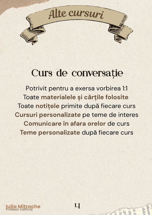 Meditații Engleză ONLINE - Primul curs gratuit - Profesor calificat