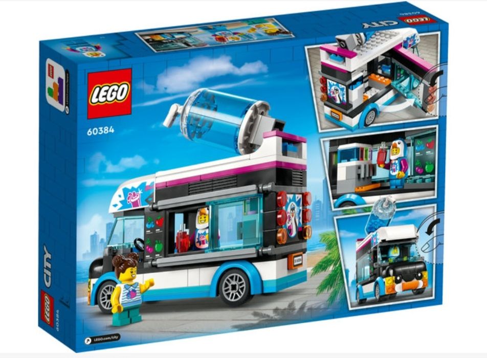 LEGO City - Penguin Slushy Van (60384) fara cutie