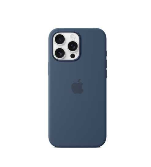 Husa iPhone 16Plus Silicon Apple Denim