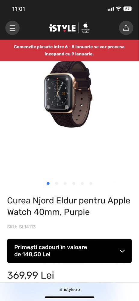 curea apple watch njord eldur
