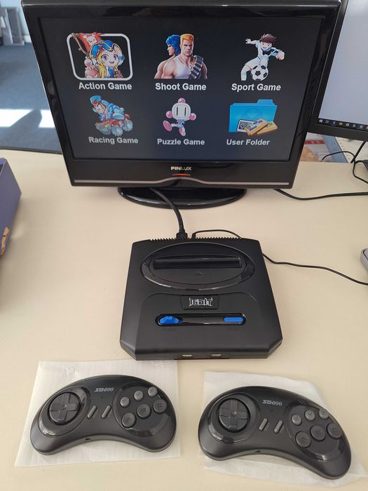 Consola HDMI cu jocuri ptrTV sau monitor, wifi controller, 2129 jocuri