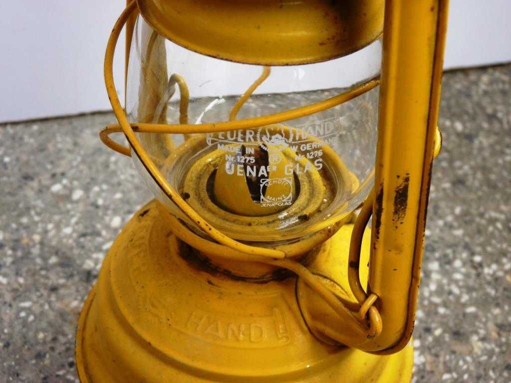 Перфектен автентичен антикварен немски газен фенер Feuerhand STK-70