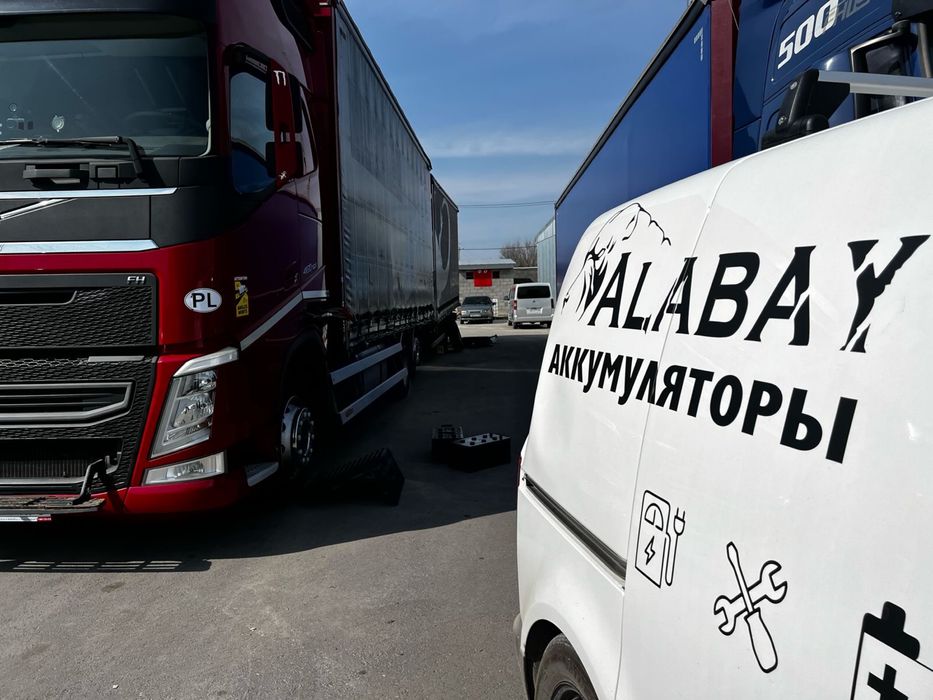 Аккумуляторы на фуру грузовик на тягач на волльву даф мерсердес