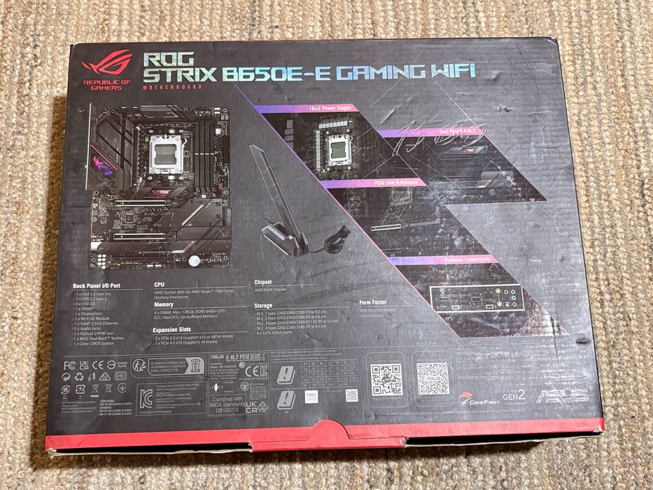 Placa de baza Asus Rog Strix B650E-E Wifi 2024