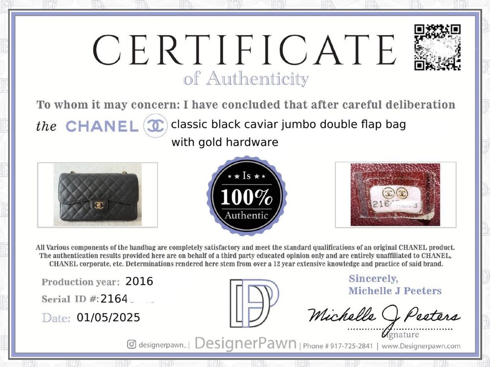 Chanel Jumbo caviar bag