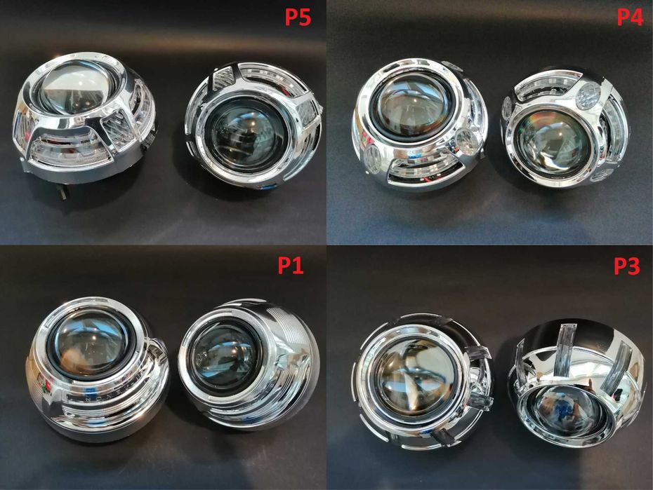 Различни модели Би ксенон Лупи За Вграждане и капаци