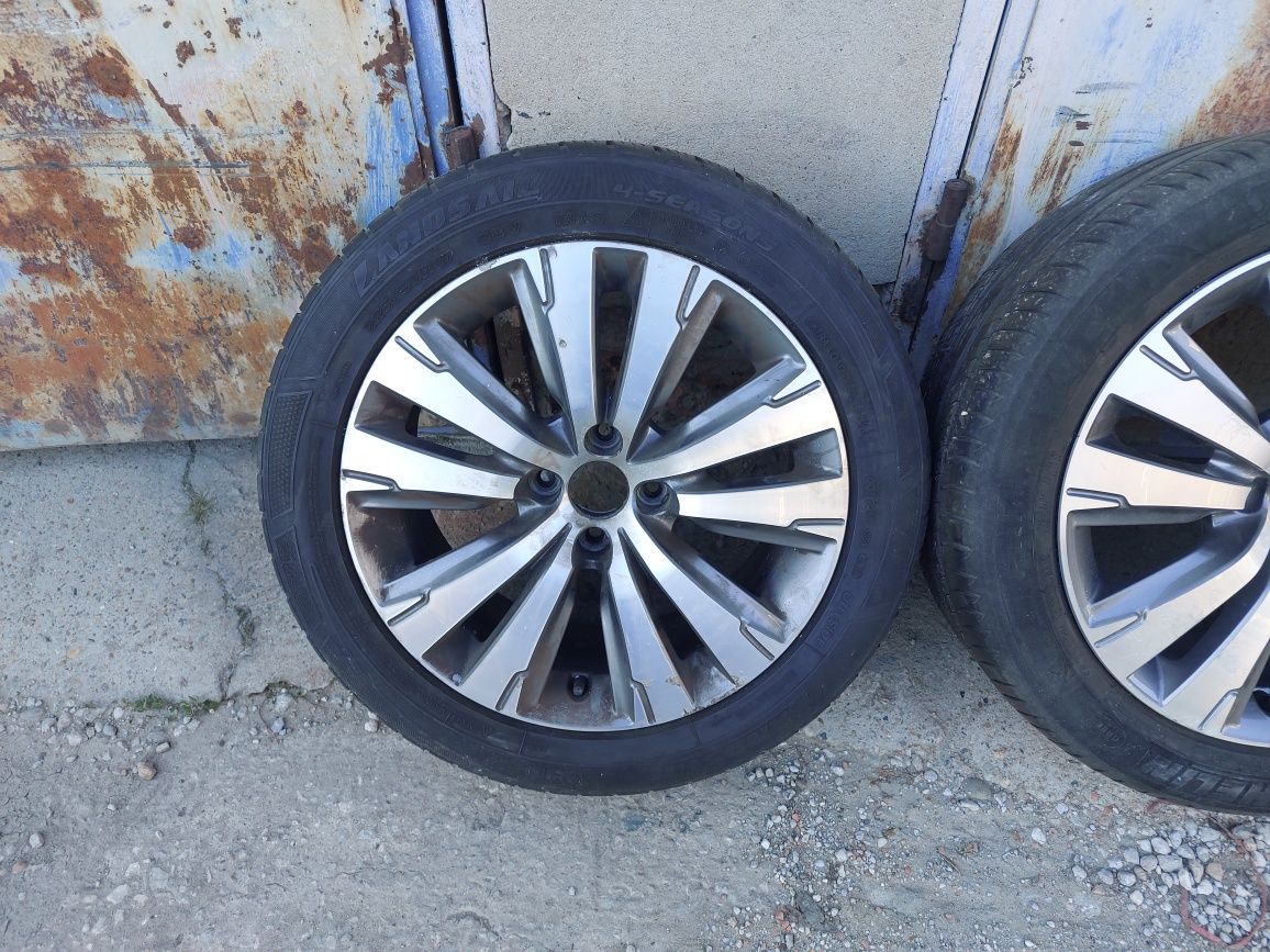 5 бр. Оригинални алуминиеви джанти 17 Пежо Peugeot 3008 4*108