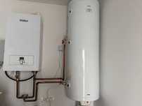 Boiler VISION termoelectric cu 2 serpentine 150L, 3kW