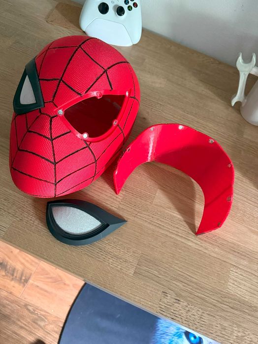 Mască Spiderman 3D Print – cu Magneți, Detalii Realiste