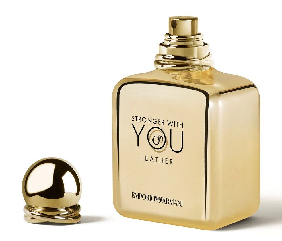 Мужской парфюм Stronger with you Leather Armani