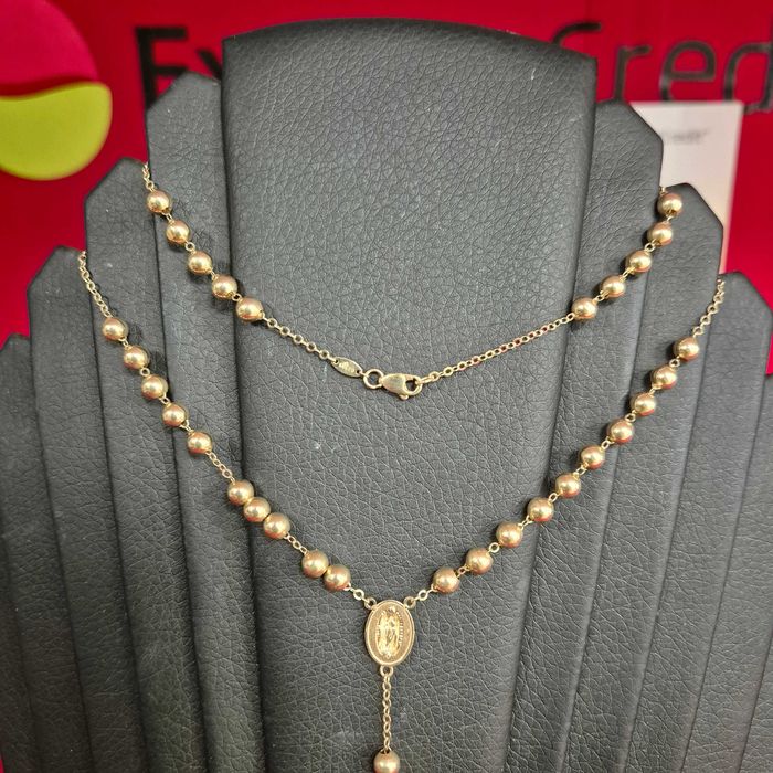 ( B32063.3/ Ag28 Doi Baieti ) Rozariu Aur 14K - 10.10 grame / 4545 lei