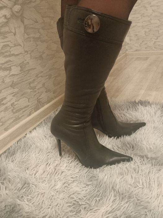 Сапоги натуральная кожа