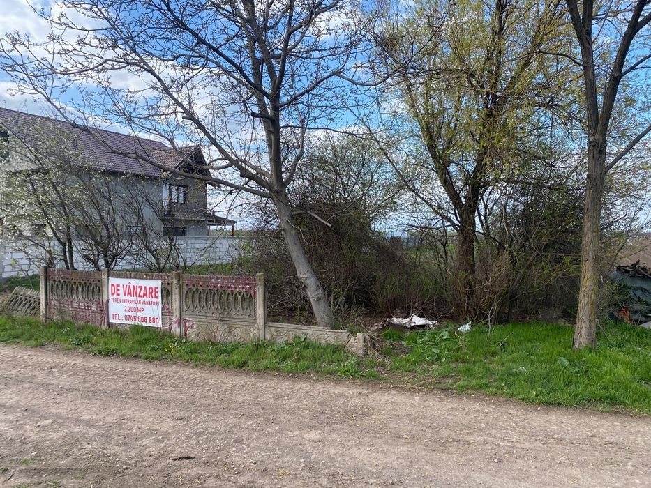 OFERTĂ - Teren INTRAVILAN de vânzare Vânători Jud. Galați - 2.200 MP