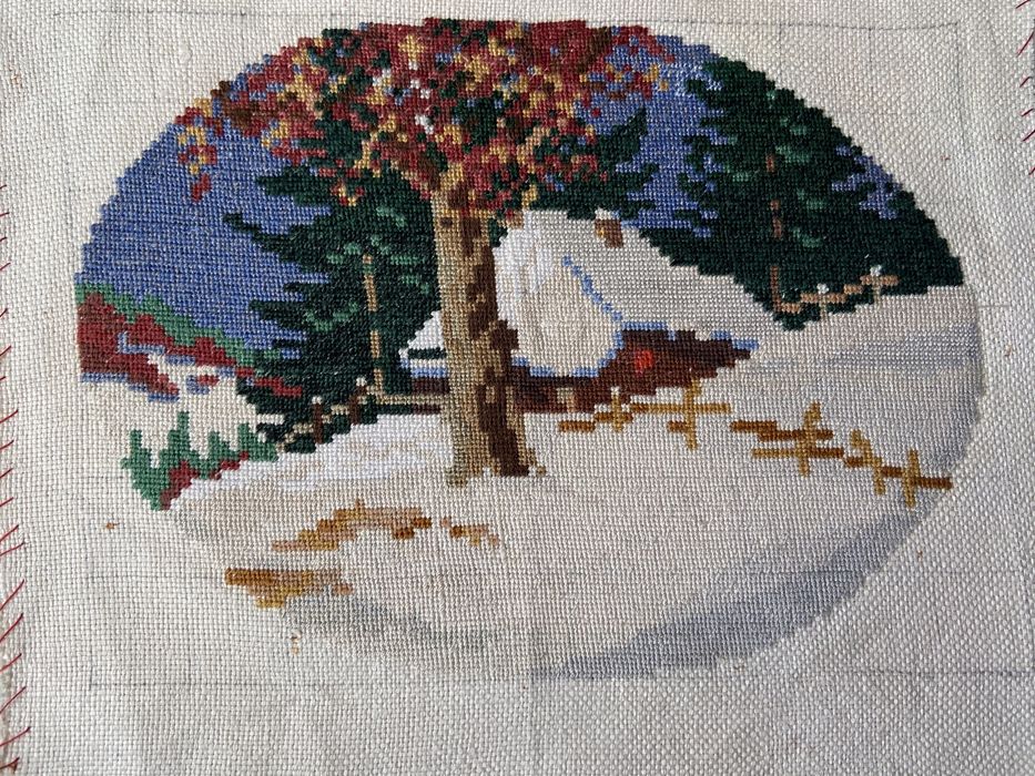 Гоблен Зима, Брези, есен