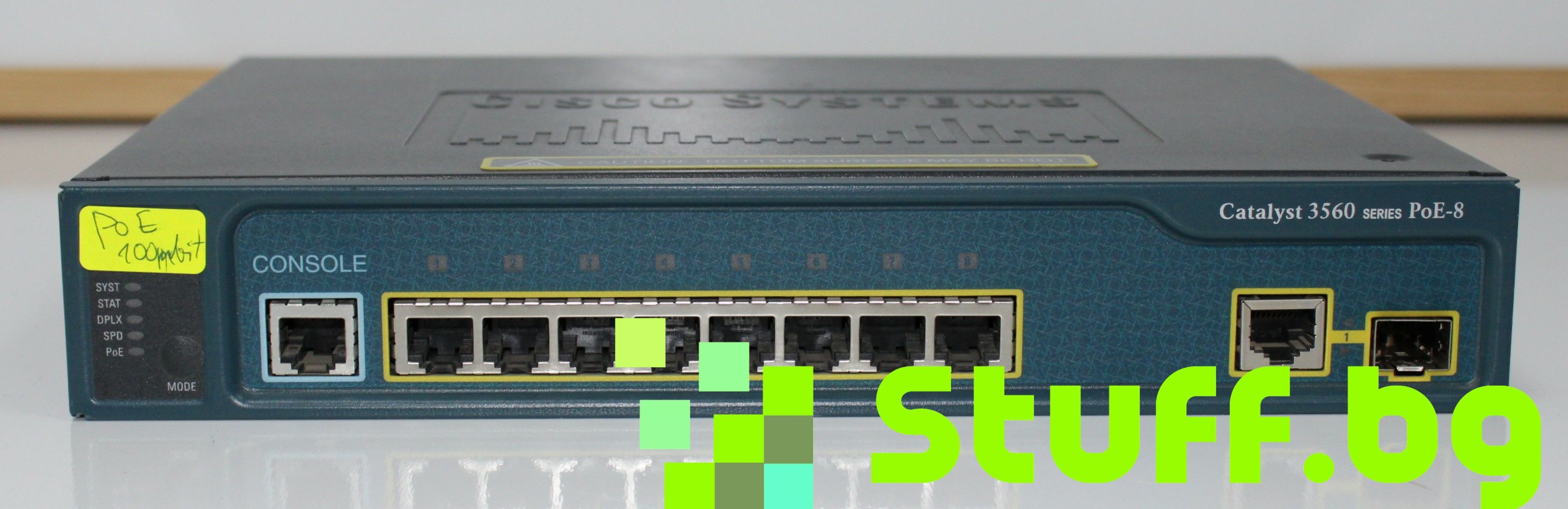 Switch CISCO Catalyst WS-C3560-8PC-S  3560 PoE