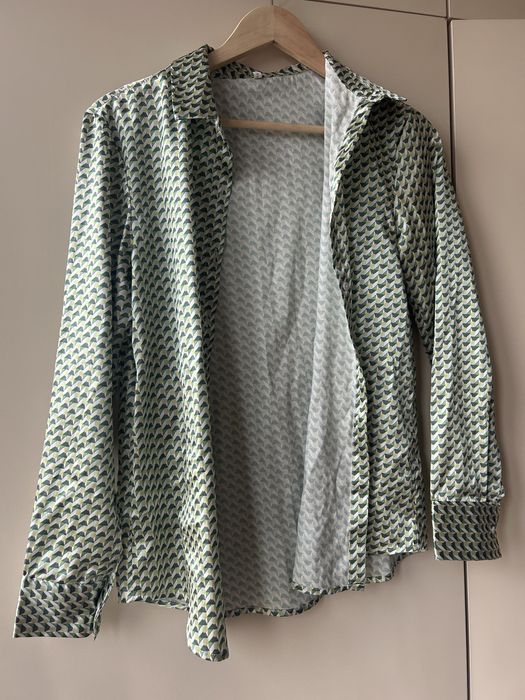 Цветна сатенена дамска риза