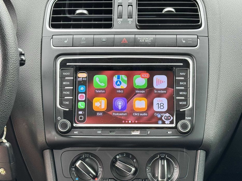 Navigatie 2GB Carplay VW Golf Passat cc Touran Tiguan Polo Tiguan T5