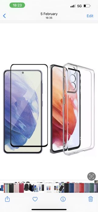 Samsung A16/A15/A14/A13/A23/A25 Pachet Husa Silicon +Folie Sticla Curb