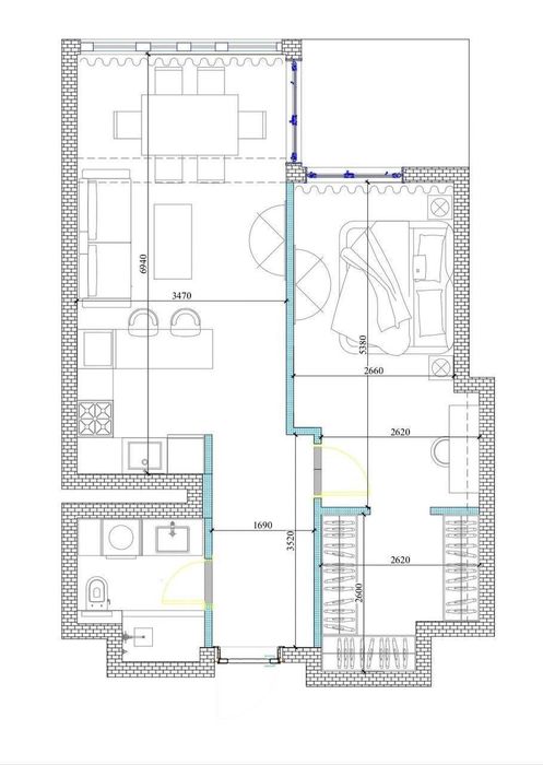 Kvartira продается 2/19/51 на ЖК Nest one