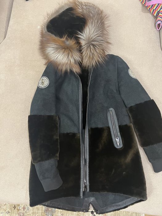 дубленка натуральный мех и кожа