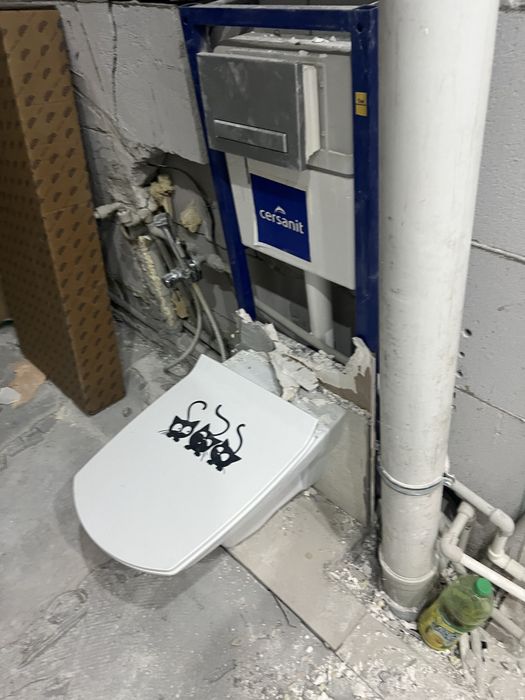 Унитаз с инсталляцией