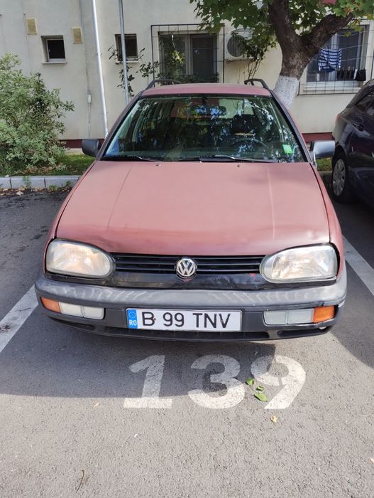 Vw golf 3, pentru restaurare sau rabla, 600€, stare bună