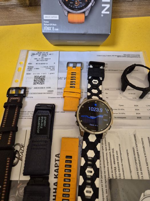 Garmin fenix 8   amoled/sapphire