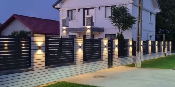 garduri si porti fer forjat șipcă metalică plasă bordurată bca