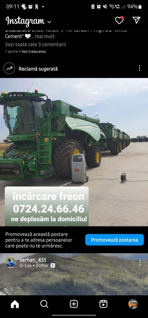 Încărcare freon r134a și 1234yf