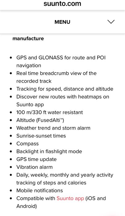 Смарт часовник suunto traverse