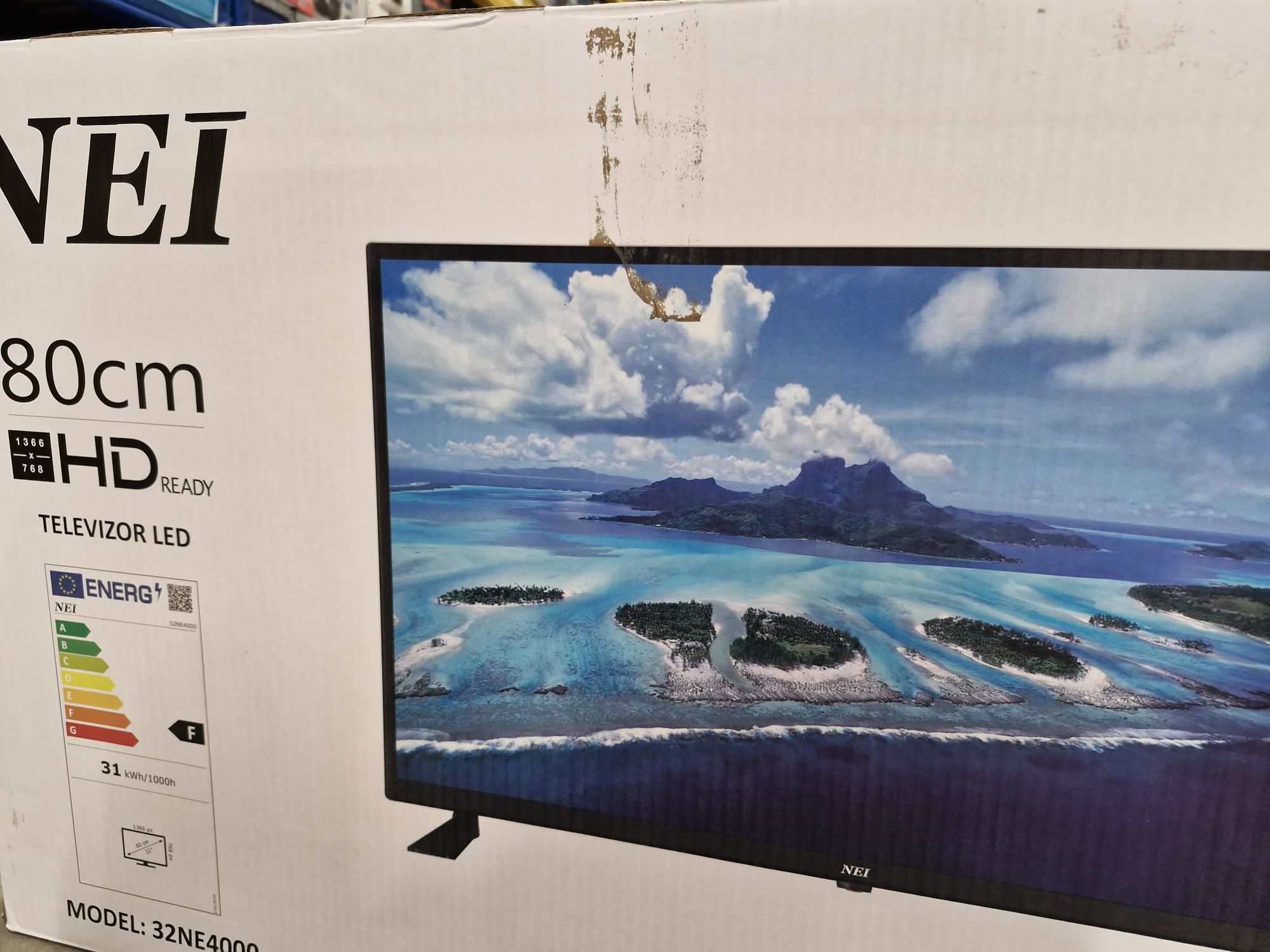Televizor LED NEI 32NE4000, 80cm HD, Clasa F