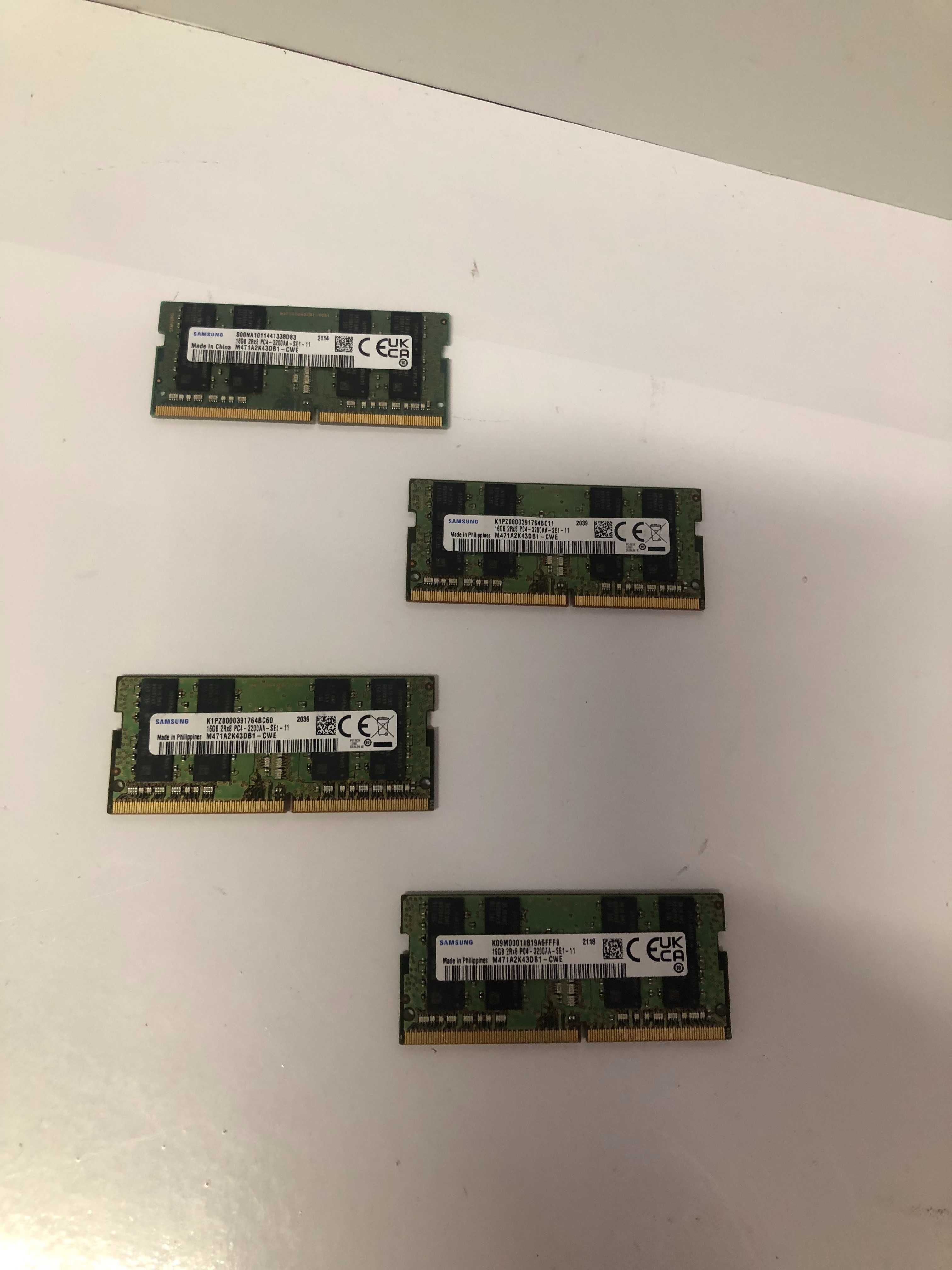 Memorii laptop Sodimm DDR4 16 Gb 3200 Samsung M471A2K43DB1-CWE, noi