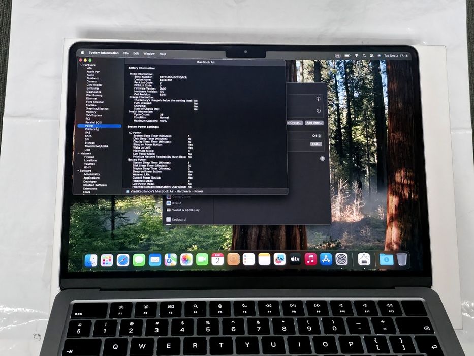 256GB MacBook Air 13" m3 Гаранция EMAG 2026г. Space Gray | Сив