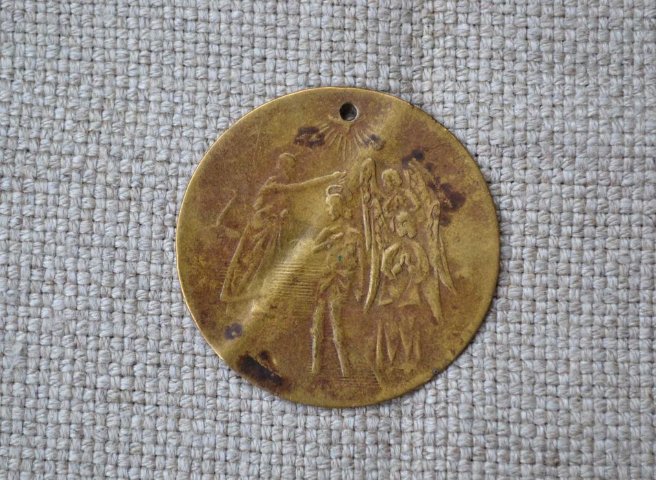 Кръщенка месингов накит Рождество Христово Кръщение Христово