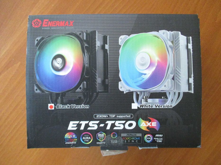 Охлаждане ENERMAX ETS-T50 AXE aRGB за Intel/AMD, 230W TDP