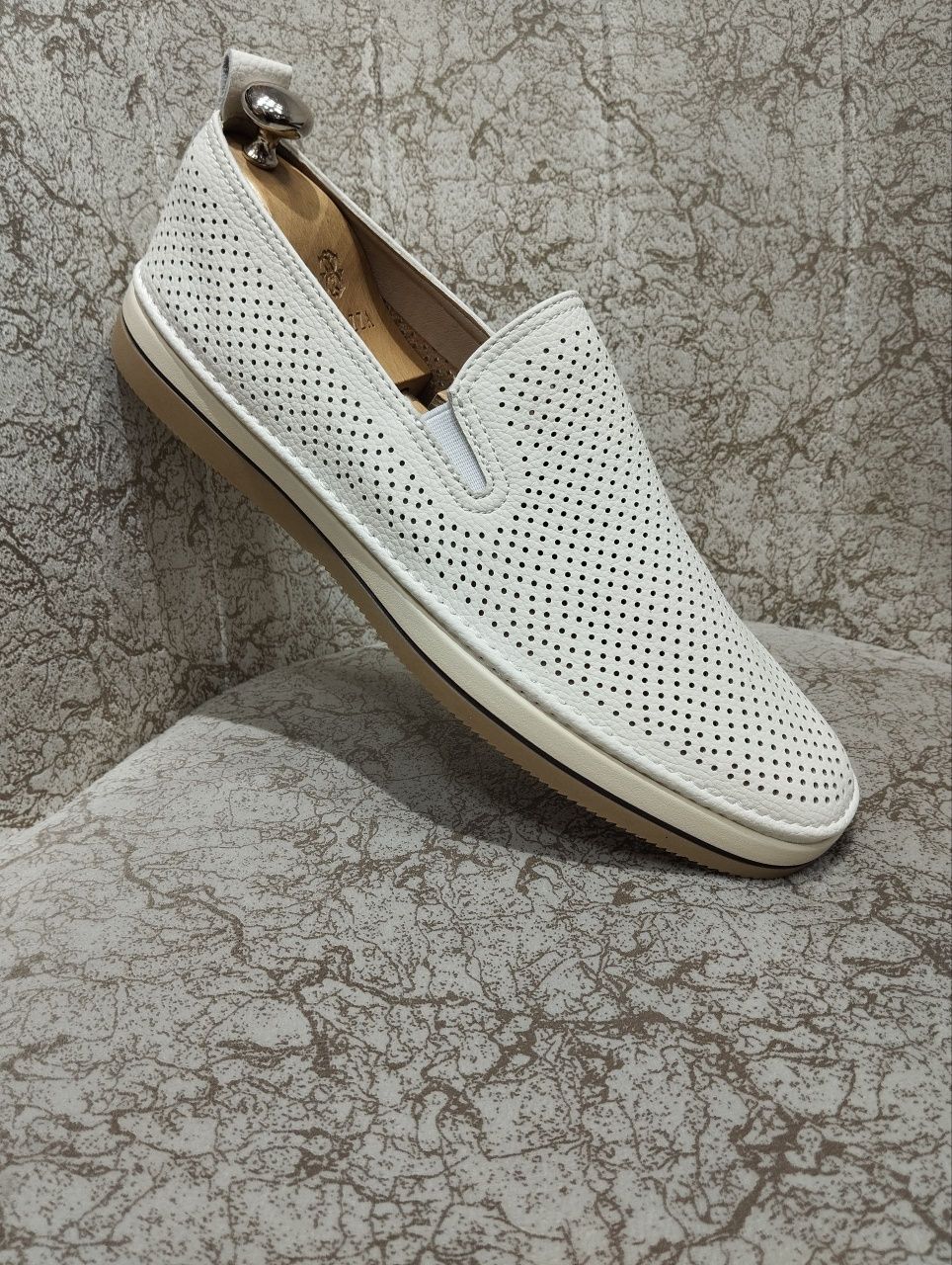 Лоферы замшевый бренда Zegna