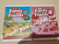 Английский книги, family and friends, English file, solutions