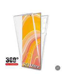 Husa 360 Samsung S21/S22/S23/S24 Plus Ultra Plastic Hard Fata + Spate