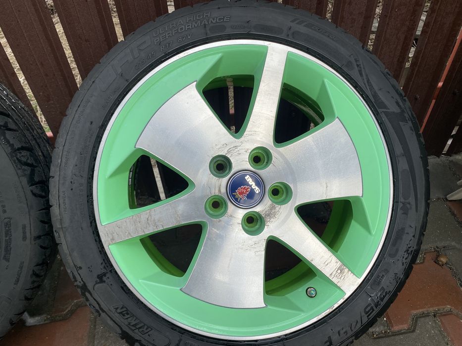 Jante 5X110 + anvelope 215/45R17 vara