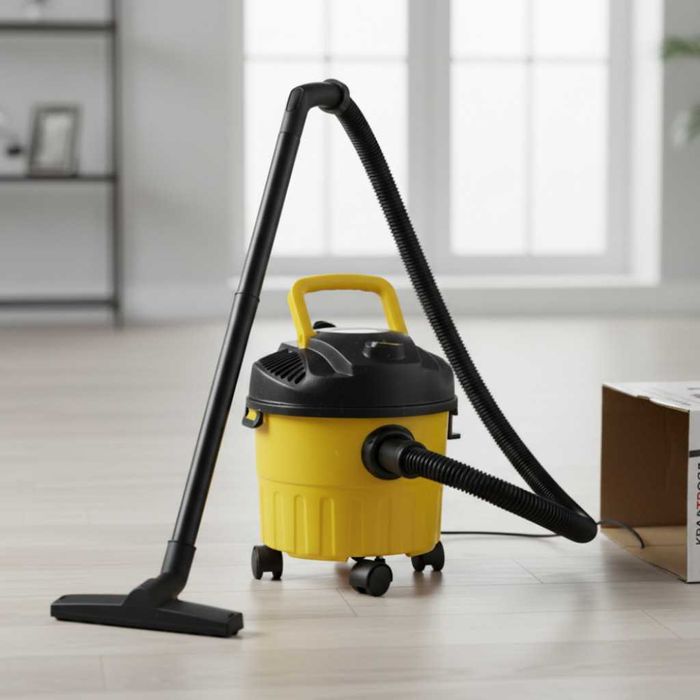 Мощна прахосмукачка за сухо и мокро почистване с 10L контейнер