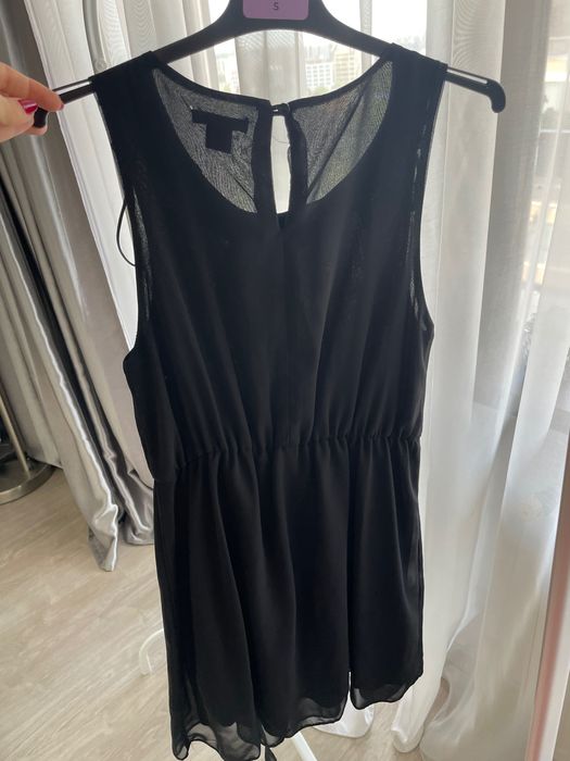 Rochie neagra, H&M, vaporoasa
