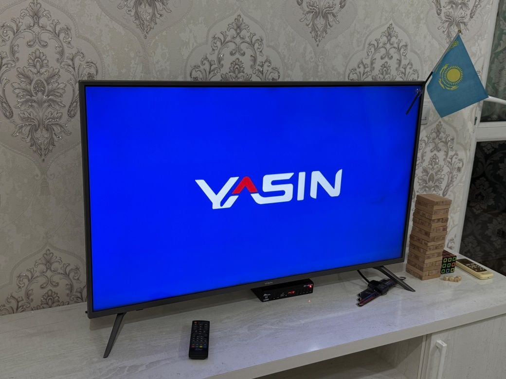 Продам smart tv android yasin 110см