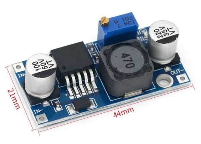 Set 5 buc Modul sursa coboratoare step down 3A 3-35 V LM2596S Arduino