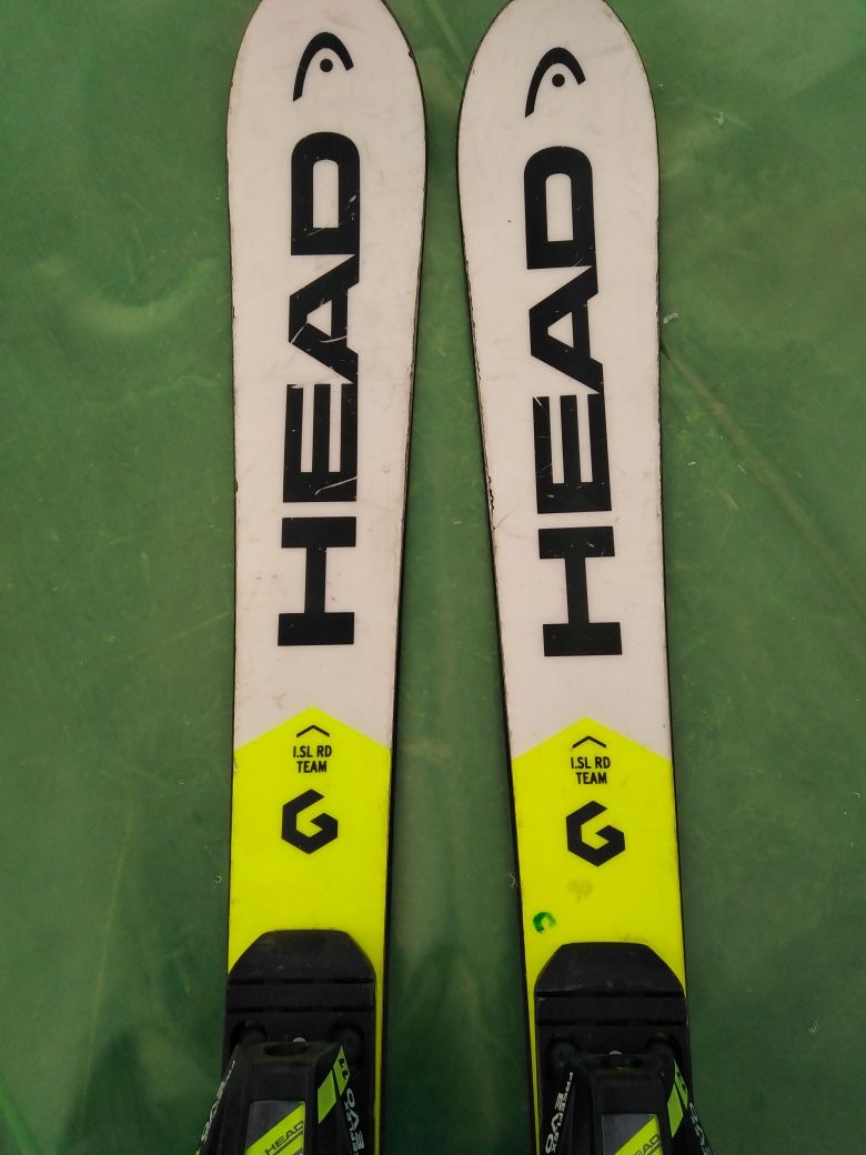 Skiuri race  SL HEAD World Cup Rebels+bețe LEKI 95