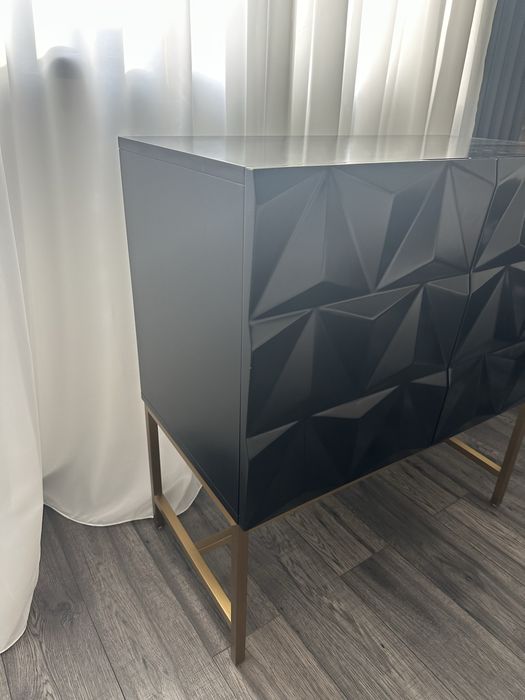 Comoda mdf negru mat negociabil