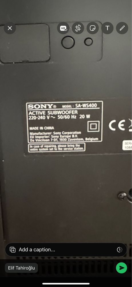 Soundbar система SONY HT-S400 БЕЗЖИЧЕН