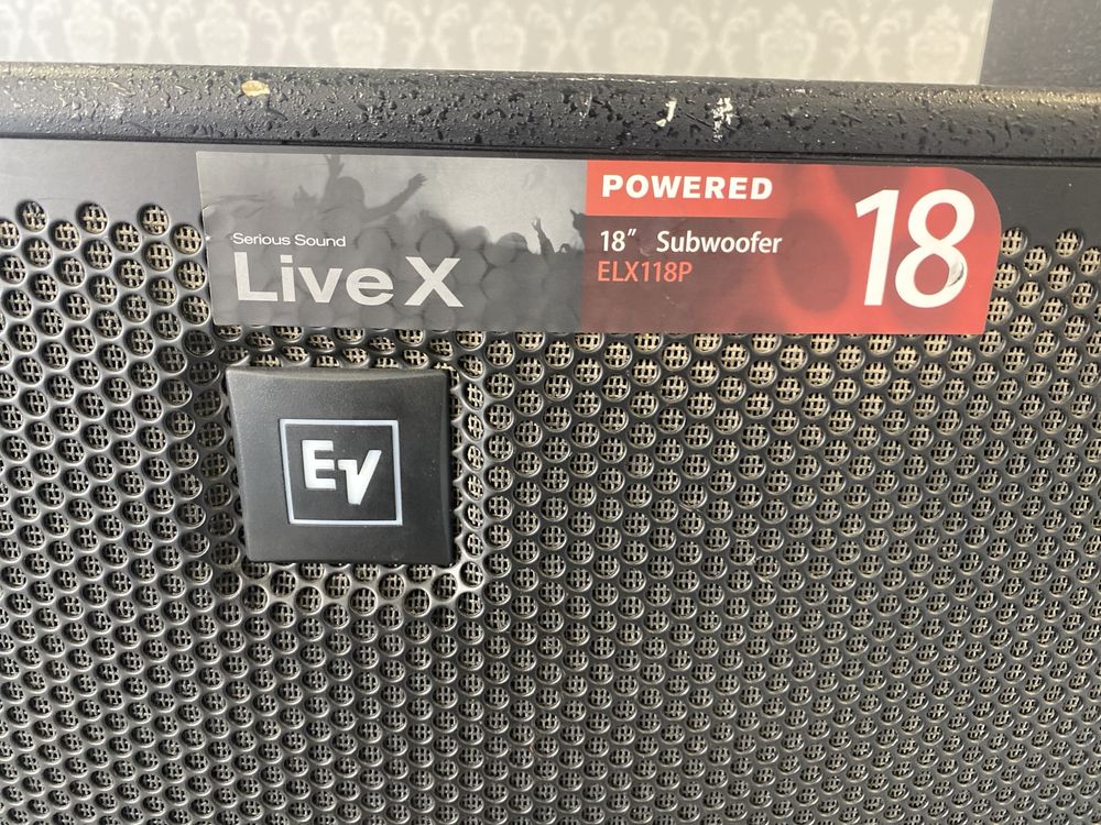 Boxe electrovoice Elx 118P si Elx 115P